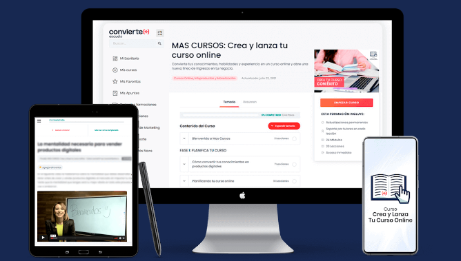 Curso Crea y vende tu cursos online